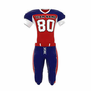 Uniforme de Fútbol Americano de Poliéster al por Mayor, Fabricación Personalizada OEM, Sublimación de Alta Calidad, Conjunto de Uniforme Deportivo Corto para Equipos - Product Image 5