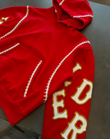 Sweat-shirts unisexes surdimensionnés personnalisés de qualité supérieure pour impression en relief, technique d'appliqué cousue main, douceur et confort, vêtements décontractés vintage