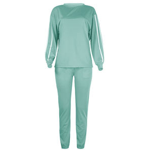 ชุดวิ่ง2ชิ้นสำหรับสุภาพสตรี,ชุดวอร์มพิมพ์ลายตัวหนังสือผลิตตามสั่งสำหรับฟิตเนสชุดกีฬา - Product Image 5