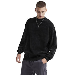 2025 nouvelle mode hommes sweats à capuche automne hiver à capuche à manches longues en vrac couleur unie pull décontracté coton polaire hauts sweats à capuche - Product Image 5