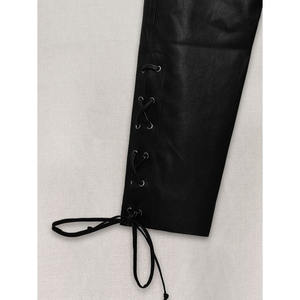 Pantalon de jogging en faux cuir léger de qualité supérieure pour hommes - Product Image 6