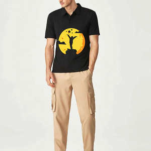 Polo pour homme décontracté d'été, 100 % coton, dernier design, couleur unie, nouvelle collection, taille XL, motif écossais foncé - Product Image 4