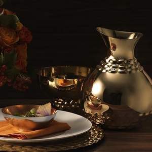 Décor unique à n'importe quelle Table Chocolat Fruits secs Bol de service Décoration de la maison Bol en métal Fruits secs Dates Bol de serveur - Product Image 3