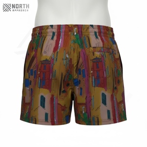 Pantalones Cortos de Playa para Hombre 2025, Estampados de Moda, de Secado Rápido, de Lona, Poliéster/Algodón, Holgados, Casuales, para Deportes Acuáticos al Aire Libre, de Verano - Product Image 2