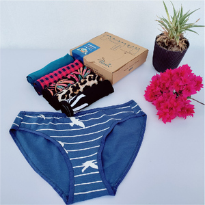 Nueva Tendencia, Bragas de Punto Cómodas para Mujer, Corte Alto, Talle Medio, Ropa Interior Sexy y Transpirable, Estampado Popular, Tallas Grandes, Oferta - Product Image 1