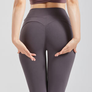 Leggings de fitness de sport personnalisés pour femmes Legging d'entraînement de style solide décontracté pour la salle de sport et la mode en gros - Product Image 5