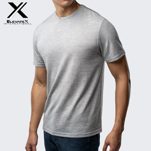 Camisetas de Manga Corta para Hombre, Corte Regular, Personalizadas, Antiarrugas, Secado Rápido, Transpirables, de Alta Calidad, con Color y Logotipo Personalizados - Product Image 3