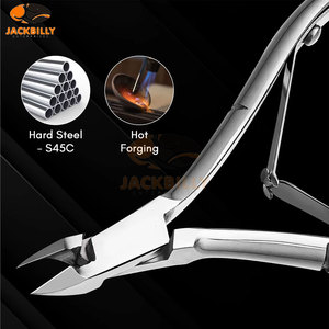 Recortador de cutículas de acero duro profesional Cortador de cutículas de mandíbula completa extremadamente afilado Herramienta de cuidado de uñas para uso de manicura en los dedos - Product Image 5