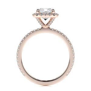 แหวนหมั้นเพชรเบาะสำหรับผู้หญิง - Product Image 4