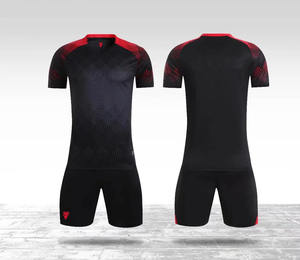 Uniforme de football personnalisé Kits de maillot de football 100% polyester Sublimation vêtements de football chemise d'uniforme de football personnalisée - Product Image 1