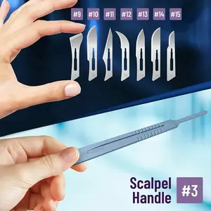 BP Scalpel Handle Manual Durable <b>Surgical</b> <b>Knife</b> Fits Detachable Blades High Class - Product Image 4