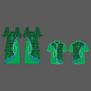 Summer Lady Elegant Casual <b>Dresses</b> Women Polynesian Island <b>Tribal</b> Print Short Sleeve Mumu <b>Dress</b> - Product Image 1