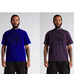 Streetwear T-shirt vierge pour homme 7.5oz T-shirt surdimensionné en coton biologique 100% de haute qualité pour homme - Product Image 3