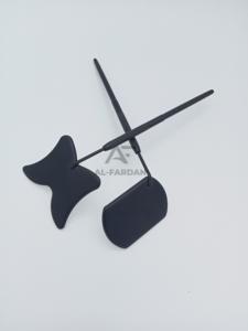 Pince à épiler d'extension de cils en acier inoxydable durable avec logo personnalisé Miroirs à cils de forme carrée en papillon noir - Product Image 6