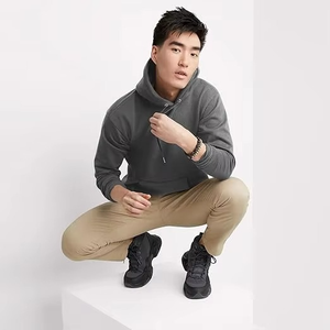 Personalizar al por mayor pulóver sudaderas con capucha para hombre 100% algodón sudadera 350 400 GSM algodón polar - Product Image 5