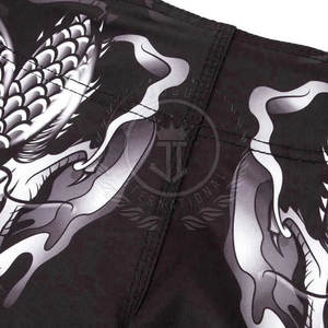 Pantalones Cortos de MMA de Alta Calidad, Transpirables y de Secado Rápido, de Spandex/Poliéster para Hombre Adulto - Los Más Vendidos para Entrenamiento y Artes Marciales - Product Image 4
