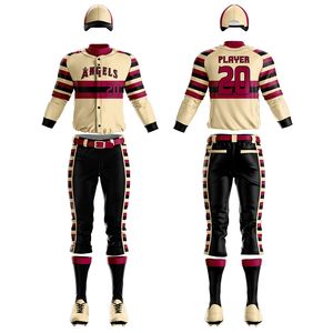 Conjunto de Uniforme de Béisbol Personalizado y Transpirable para Adultos, Incluye Pantalones y Accesorios con Impresión Personalizada - Product Image 4