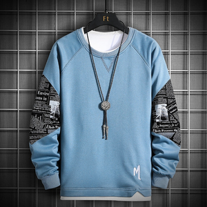 Sweat-shirts pour hommes de haute qualité avec broderie de logo personnalisée, vente en gros, vêtements pour hommes grande taille - Product Image 3