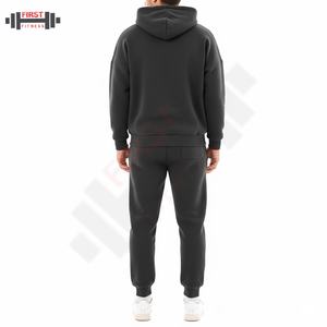 Meilleure vente Vêtements pour hommes Mode vintage Lavage à l'acide 100% coton 450 Gsm Respirant Ensemble de survêtement avec pantalon Sweat-shirts - Product Image 5