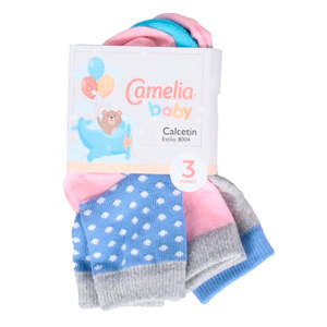 Confezione da 3 Calzini Fantasia per Bambini 100% Cotone Antiscivolo Stile Casual Traspirante con Logo/Disegno Animale per Estate Inverno - Product Image 4