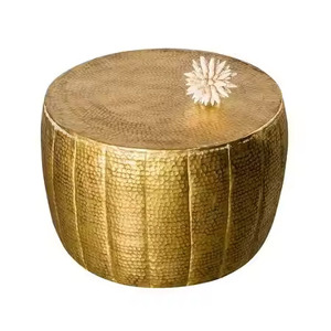 <b>Gold</b> Aluminum Coffee <b>Table</b> - Product Image 3