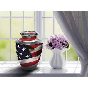 Urnas de Cremación Metálicas de Calidad Estándar para Guardar Cenizas Humanas, Impermeables, Estilo Americano, Decoración del Hogar, Proveedor Indio - Product Image 3