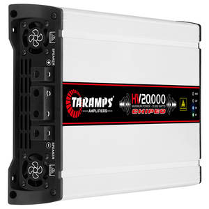 เครื่องขยายเสียง Taramps Hv 20.000 ชิป Class D กำลังขับ 20,000 วัตต์ RMS พร้อมระบบป้องกันไฟฟ้าลัดวงจร 164VDC ที่ 0.5 โอห์ม-13 แบตเตอรี่ แอมป์แรงดันสูง - Product Image 2