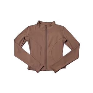 Service OEM 2025 – Nouvelle veste de sport à manches longues pour femme, motif uni, antibactérienne, 100 % coton, haute performance - Product Image 1