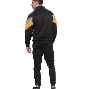 Ensemble de jogging pour homme avec fermeture éclair intégrale, vêtements de sport chauds pour la salle de sport, tenue de sport de grande taille pour homme - Product Image 4