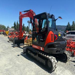 Mini-excavatrice Kubota d'occasion de 2,5 tonnes avec chenilles en caoutchouc, micro-excavatrice hydraulique, excavatrice pour vergers - Product Image 4