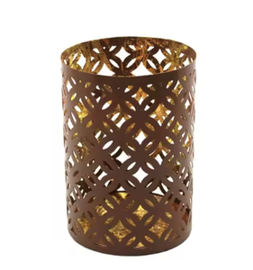 Bougie votive moderne faite à la main en métal de haute qualité et de longue durée, nouveau design attrayant pour la décoration de Noël de mariage à la maison - Product Image 1