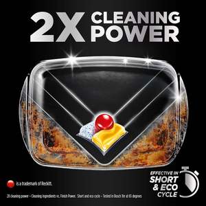 Pastillas para Lavavajillas Finish Quantum Infinity Shine, 120 Unidades, Aroma Fresco, Pastillas Detergentes con Poderoso Efecto de Limpieza y Brillo - Product Image 6