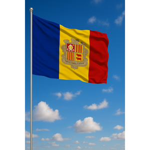 Bandera de Andorra para Exteriores, 100% Acrílico - Product Image 3