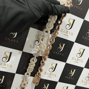 High Quality 925 Sterling Silver VVS <b>Moissanite</b> <b>Jewelry</b> IGI Certified Custom Gold Plated Iced Out Hip Hop <b>Moissanite</b> Necklaces - Product Image 1