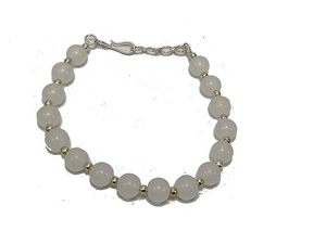 Crystal <b>bracelet</b> White Quartz 8mm Adjustment Round <b>Beads</b> Stone Crystal Gemstone Fashion Jewelry <b>Men</b> and Women Gift Energy - Product Image 3