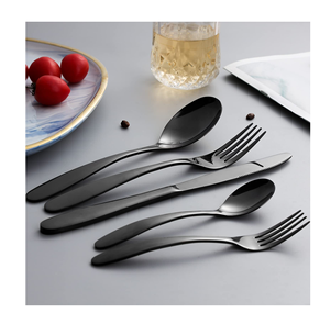 Cubiertos de acero espejado Vajilla Fiestas DE BODA Cuchara Vajilla de acero inoxidable Juego de cubiertos Cuchara de acero inoxidable - Product Image 6