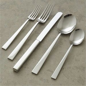 Ensemble de couverts modernes et durables de haute qualité au prix d'usine, personnalisable pour les hôtels, ensemble de couteaux et de fourchettes en acier inoxydable, couverts de restaurant - Product Image 1