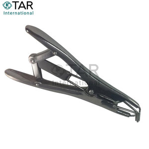 Elastrator Pince à souder en acier inoxydable avec petites bandes vertes pour chiots Petits chiens Castration vétérinaire professionnelle - Product Image 3