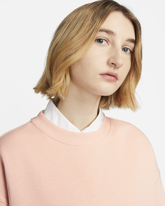 OEM Personnalisé Femmes Surdimensionné Coton Pulls Sweat Ras Du Cou Broderie Lettres Lâche Épaule Longue Hiver Plus La Taille - Product Image 3