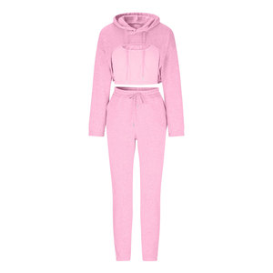 Conjuntos Deportivos para Mujer, Chándal de 3 Piezas, Atuendo de Otoño, Sudadera con Capucha de Manga Larga, Pantalones Ajustados, Cómodos - Product Image 5