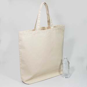 Oversized Leather <b>Canvas</b> Tote <b>Bag</b> for Women Made USA Solid Color <b>Large</b> Handbag PVC Lining Lightweight Letter for Autumn Winter - Product Image 3