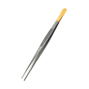 Pinzas Quirúrgicas MEDIHEAL SURGICAL CORP de Grado Quirúrgico TC, Pinzas de Pulgar Semidouradas Doradas de 20cm, Instrumento Debakey Vascular Atraumático, Juego de Instrumentos - Product Image 5