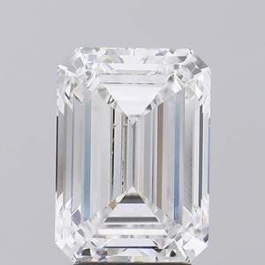 3.99ct Esmeralda Corte Diamante cultivado en laboratorio IGI Certificado E Color VS1 Claridad Lab-Stone - Product Image 1