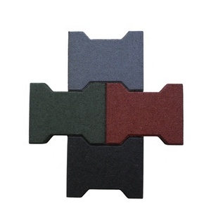 Vente chaude Installation facile en caoutchouc T-Bone Dog Bone Revêtement de sol en caoutchouc absorbant les chocs Aires de jeu et granges à chevaux Expédition rapide - Product Image 1