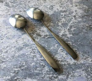 Cuchara de boda de acero inoxidable de color dorado con mango de diseñador de la India, ideal para utensilios de cocina, juego de postres de hotel y restaurante - Product Image 3