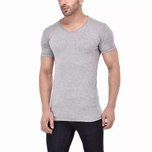 Odm 305 Gsm 100 Cotton Plain Short Sleeve Oversized Mens Thick Tshirt Heavyweight Essentials <b>Blank</b> Custom Logo T Shirt For Men - Product Image 5