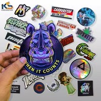 Pegatinas de Vinilo Personalizadas de 0.20mm de Grosor, Calcomanías Impermeables con Logotipo y Foto para Marca de Producto, Empaque y Automóviles