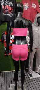 Soutien-gorge de sport de yoga pour femmes à la mode soutien élevé anti-odeur séchage rapide mélange Spandex/Nylon et coton - Product Image 2