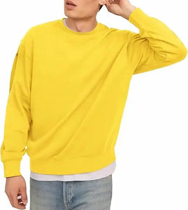 Sweatshirts pour hommes personnalisés, nouveaux et élégants, unisexes, surdimensionnés, 100% coton, doublure en polaire, sweatshirts lourds - Product Image 1