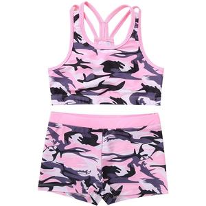 Women Gym Seamless Long Sleeve High Waist Pants Set Ribbed Fitness Yoga Wear Tie Dye Crop <b>Top</b> two Pieces Set Sexy Club Floral - Product Image 1